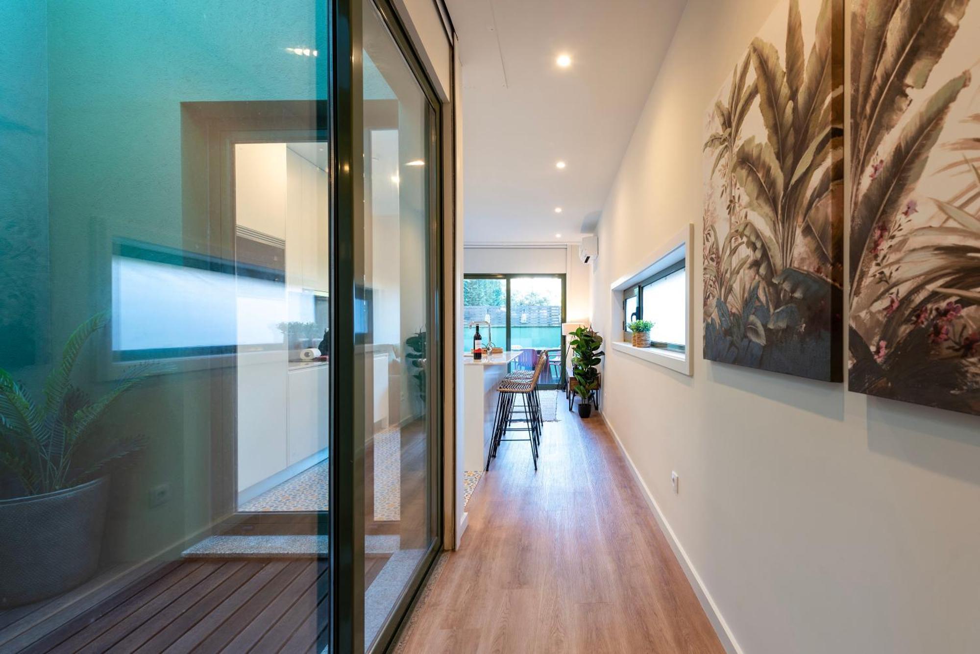 Exotic Flat With Shared Pool & Garden Apartment Порто Екстериор снимка
